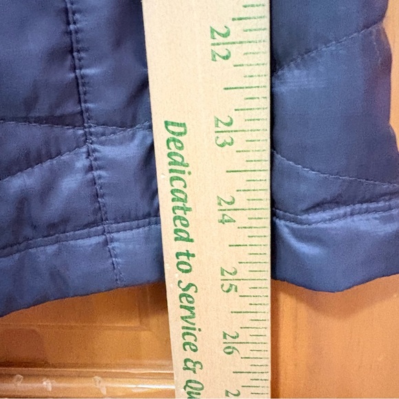 Columbia Navy Omni Heat Quilted Hooded Jacket Size Large - Picture 12 of 14